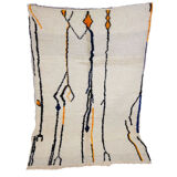 Handmade moroccan berber carpet 202 x 147 cm