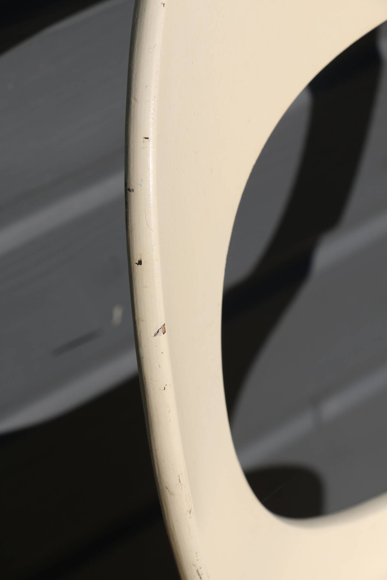 4 BAUMANN white seagull chairs