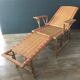 Chaise longue en rotin