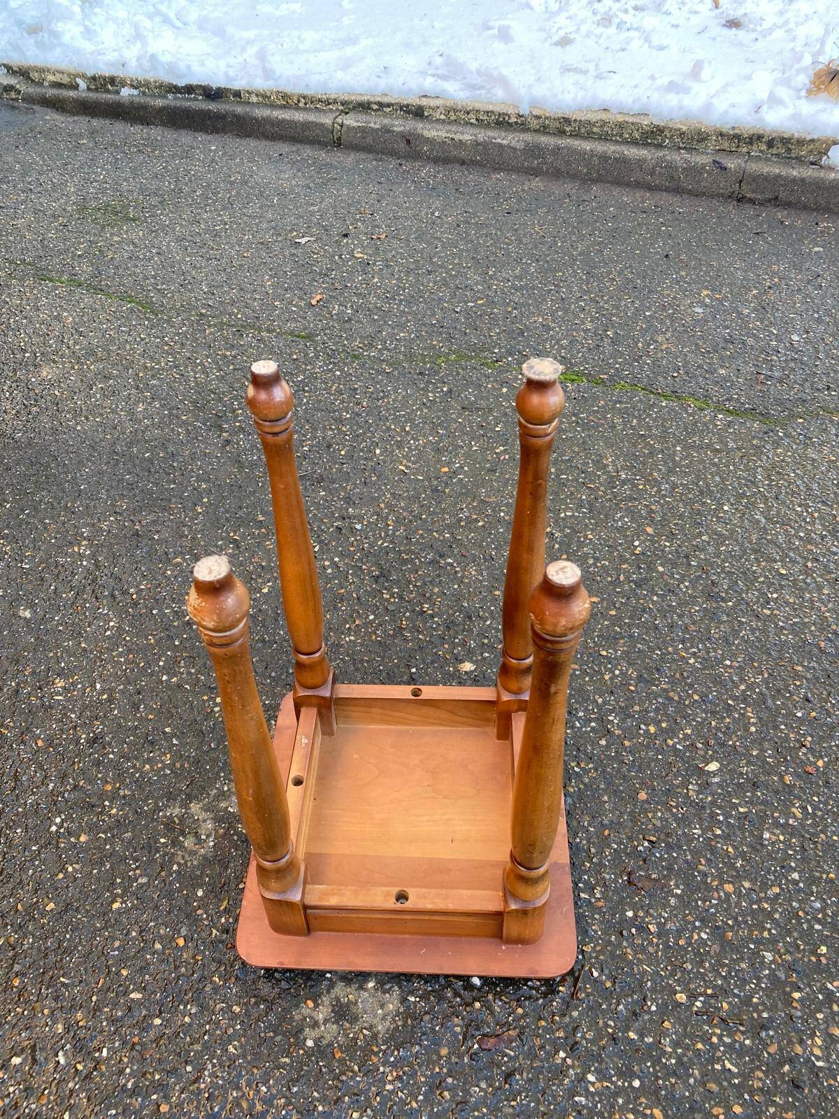 Louis XVI stool in solid wood, 20th century.
