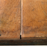 Teak and metal folding table