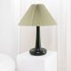 Emerald Green Glass Table Lamp Fleur by Michael Bang for Holmegaard, Danish Mid-Century 1960s