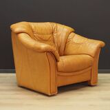 Ensemble de salon cognac, design danois, années 1970, fabricant : Skalma Møbelfab