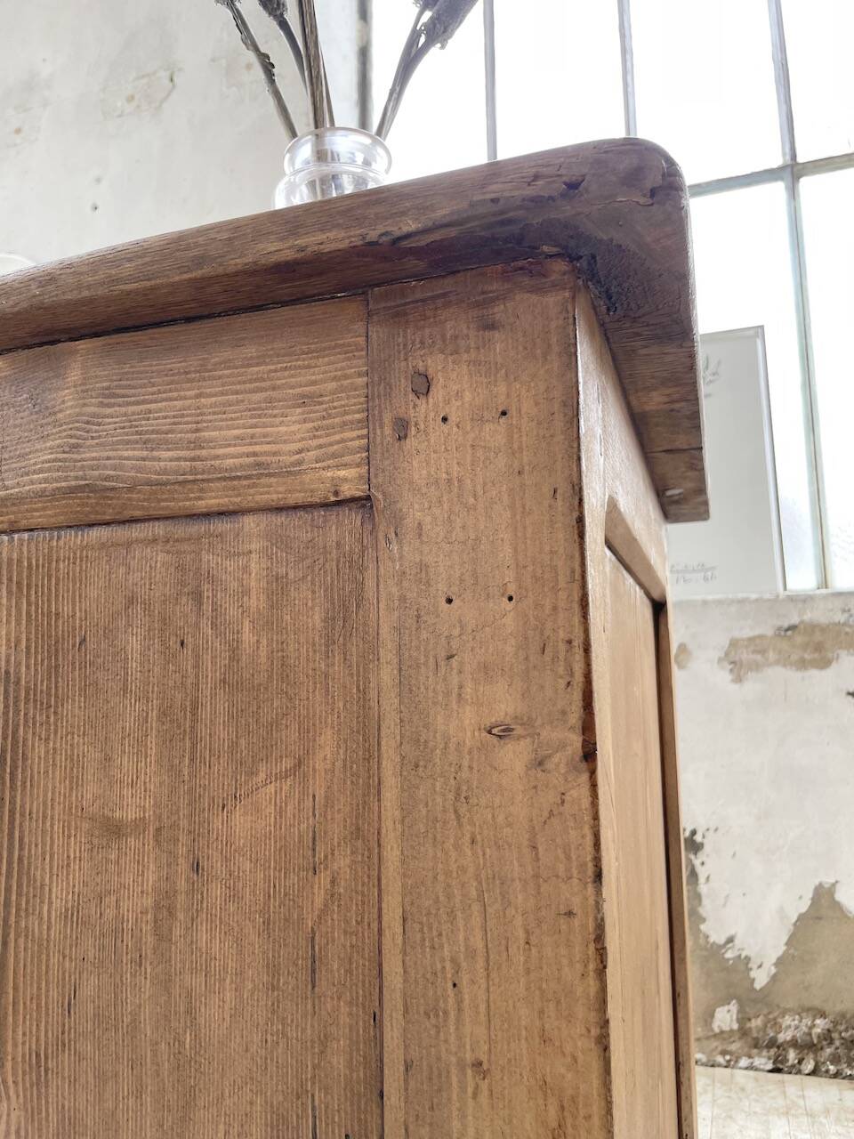 Oak and pine counter 1950