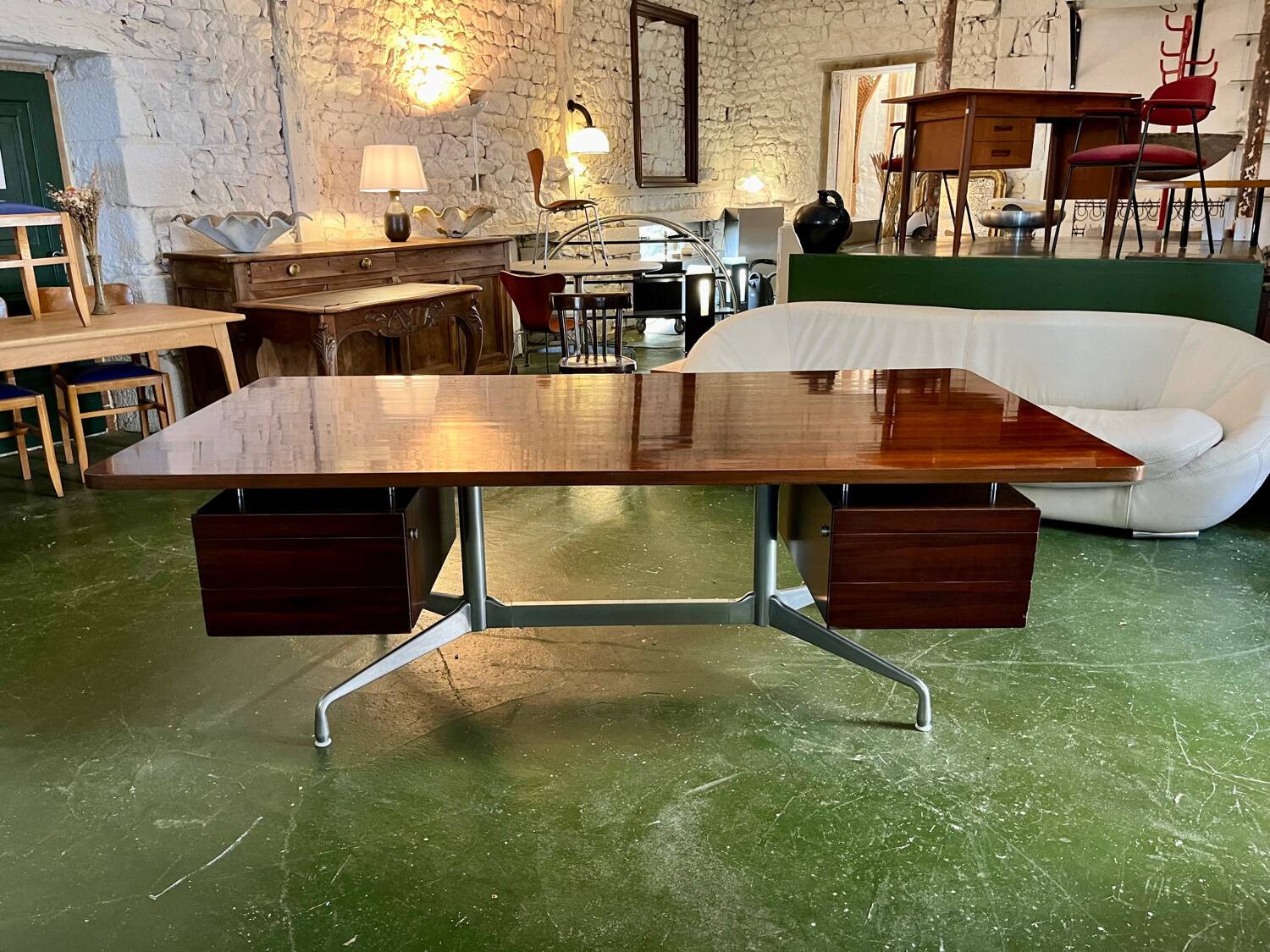 Charles & Ray Eames Rosewood Desk