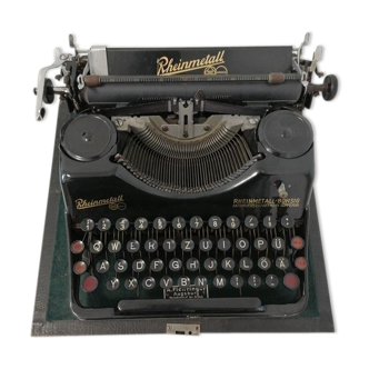 Machine à écrire de collection Rheinmetall -Borsig - vintage 1939