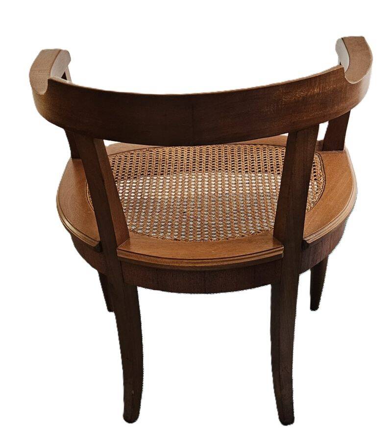 Fauteuil Gondole Assise Cannée