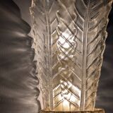 Paire de grands appliques murales Barovier & Toso Foglia d’Oro, années 1980.