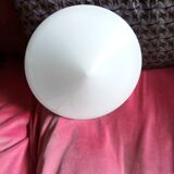 New vintage Habitat diamond point glass ceiling light