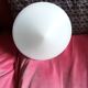Plafonnier verre pointe diamant Habitat vintage neuf
