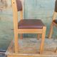 Paire de chaise baumann made in france siège 31 chêne et skaï