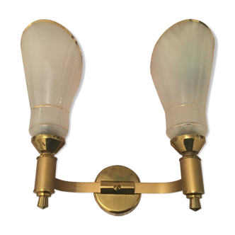 Wall light double gold