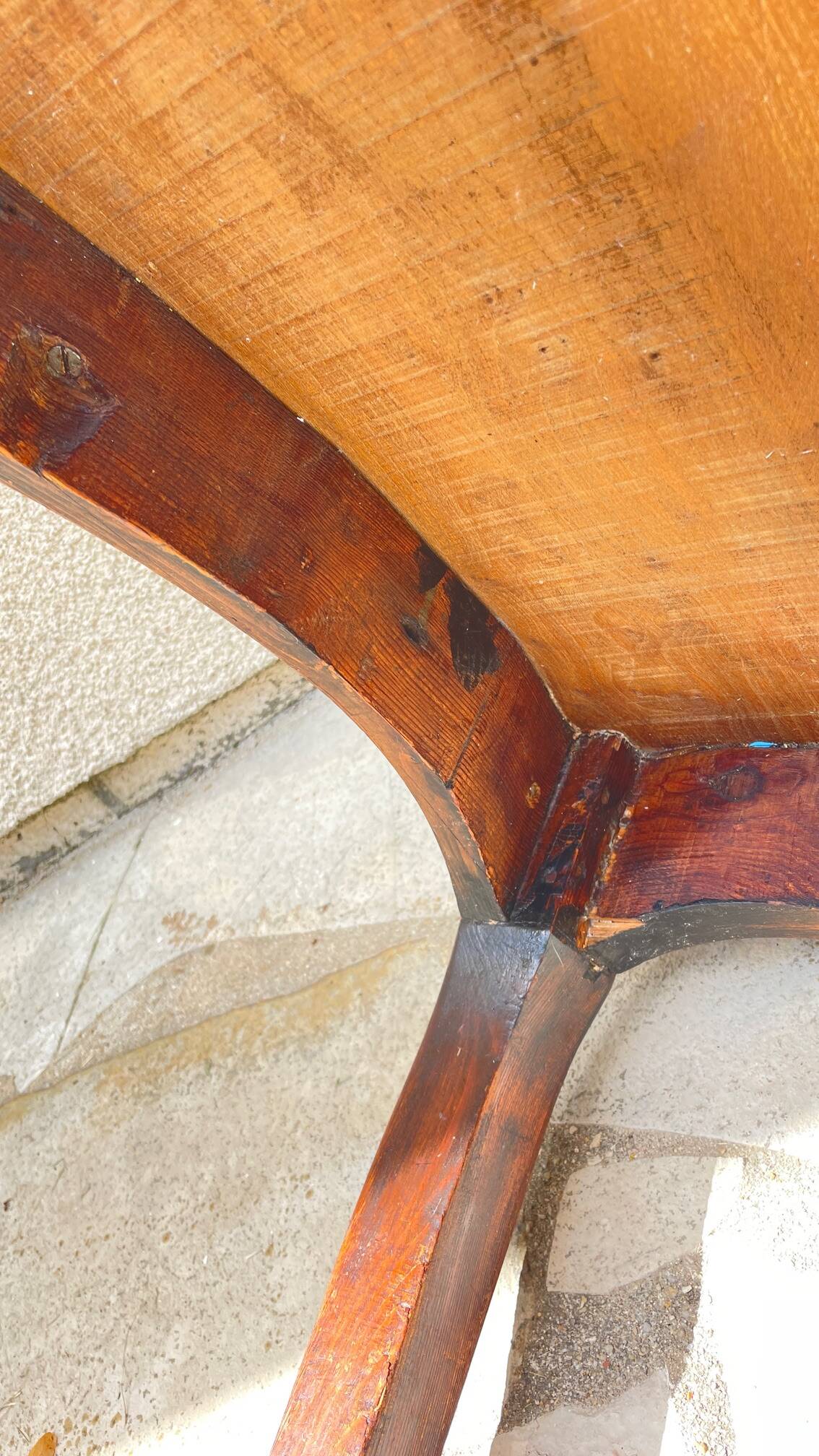 TABLE BUREAU Pieds Courbés