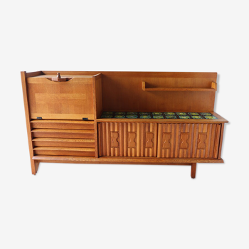 Vintage buffet Guillerme et Chambron edition "Votre Maison" 1960