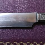 Box of 6 knives with horn handles "A Beaujeu"