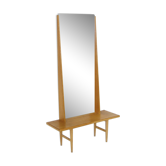 Oak mirror Kurt Østervig, Sweden, 1960