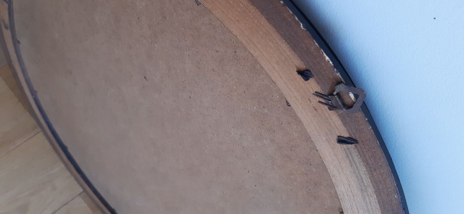 Vintage round mirror