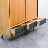 High bi-colored buffet, vintage, restored