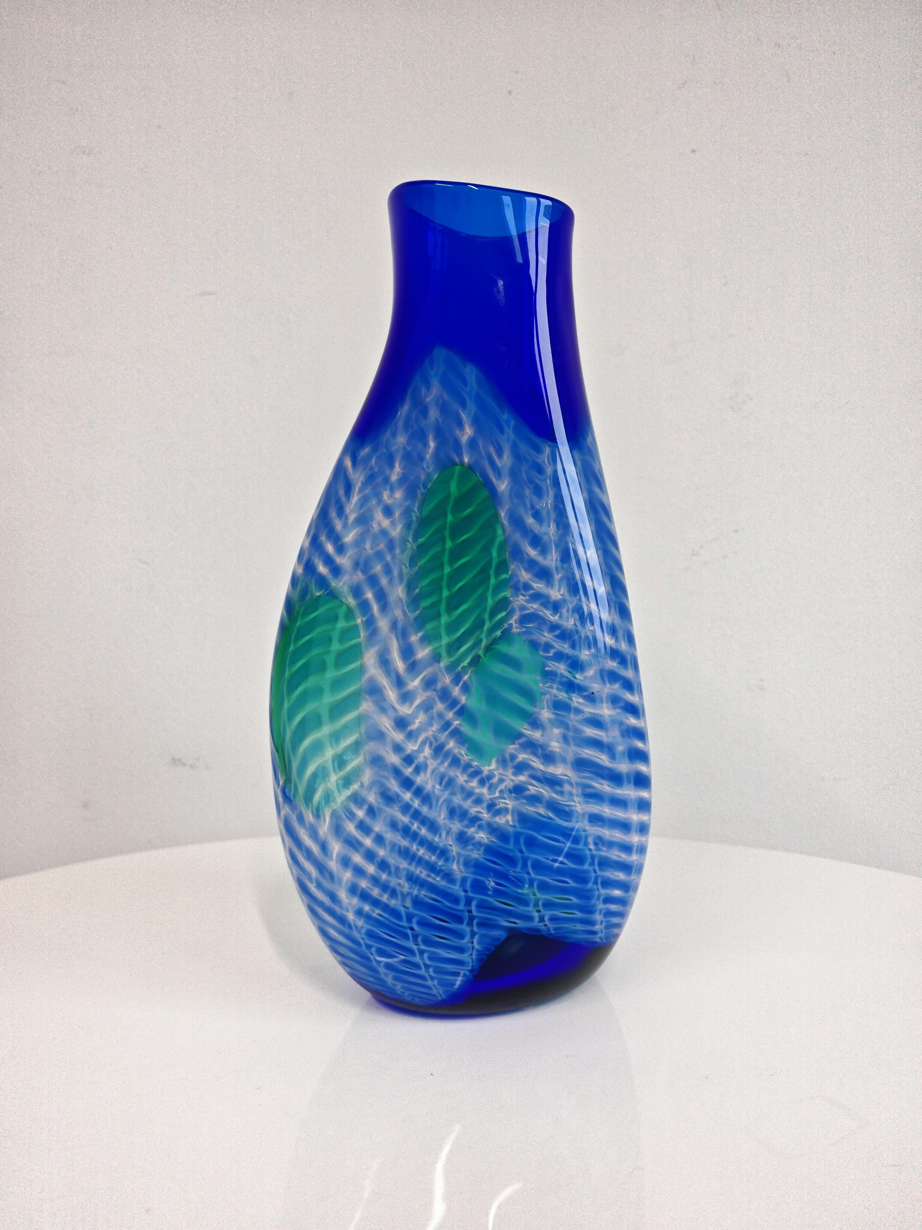 Murano glass vase by Archimede Seguso, limited edition.