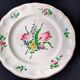 Pair of flat plates in Lunéville earthenware KG Model "Réverbère"