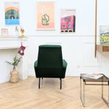 Fauteuil moderniste vert