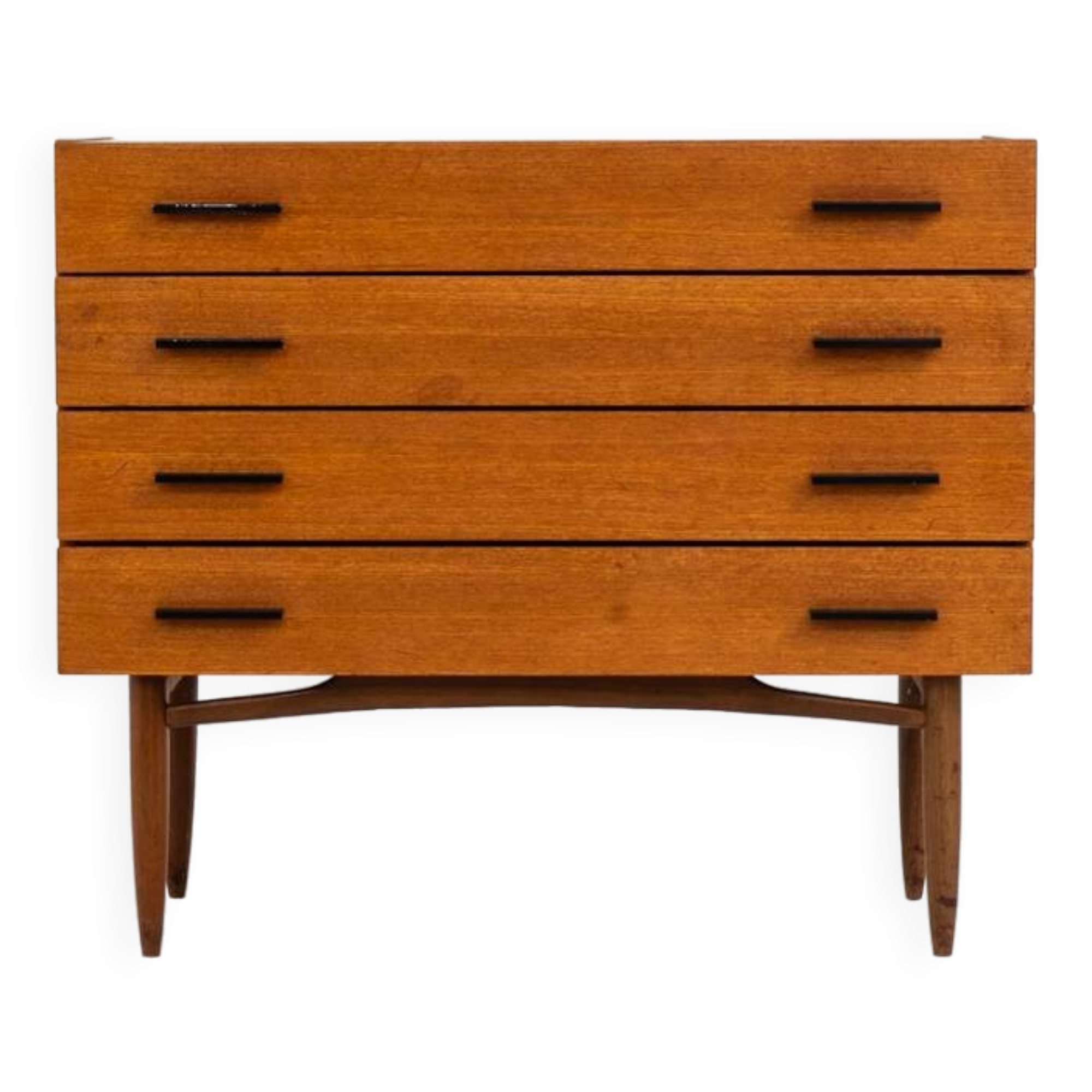 Teak chest of drawers by V-form (Belgium, 1960s).