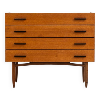 Teak chest of drawers by V-form (Belgium, 1960s).