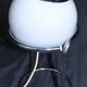 Vintage eye ball lamp in opaline, Italy, 1970.