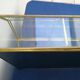 Vintage glass and brass showcase