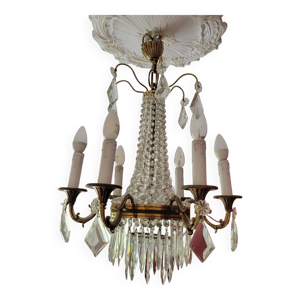 lustre montgolfière - feux