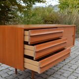 Mid century danish modern sideboard teak franz meyer vintage 60er