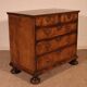 17th century William and Mary walnut chest of drawers