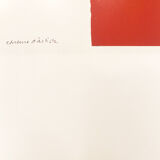 Affiche Pierre Soulages représentant la  lithographie # 24b - Musée Rodez