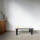 Ceramic Coffee Table Jean Jaffreux 1950s - Metal & Vintage Orange