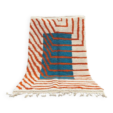 Handmade traditional pure wool rug size 100 x 200 cm