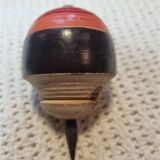 Duo of old spinning tops