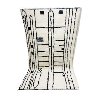 Tapis berbère beni ourain 250x143cm