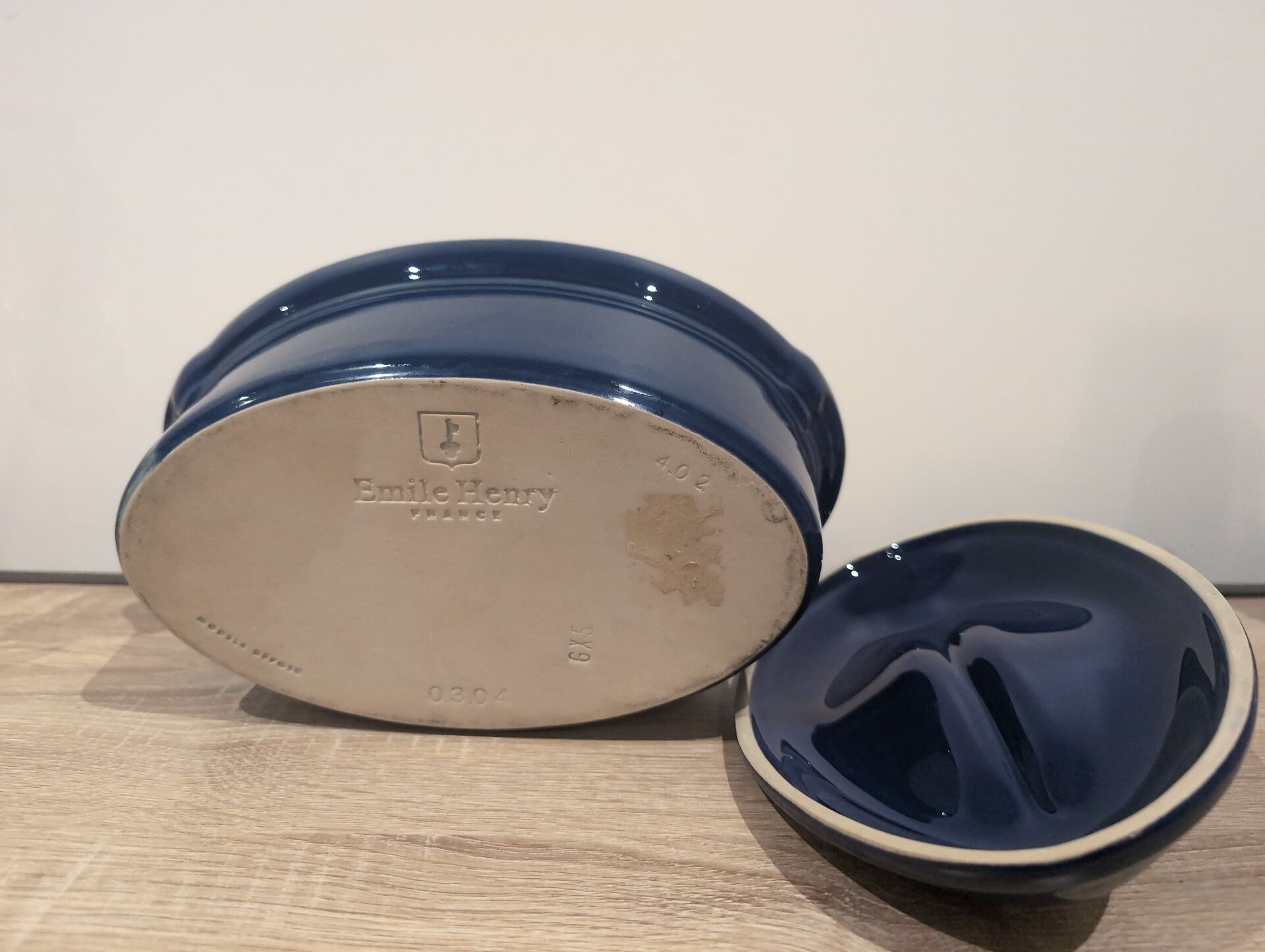 Ovale Terrine New Ceramic Emile Henry Night Blue 27cm