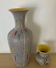 Duo of vintage Scheurich Keramik vases