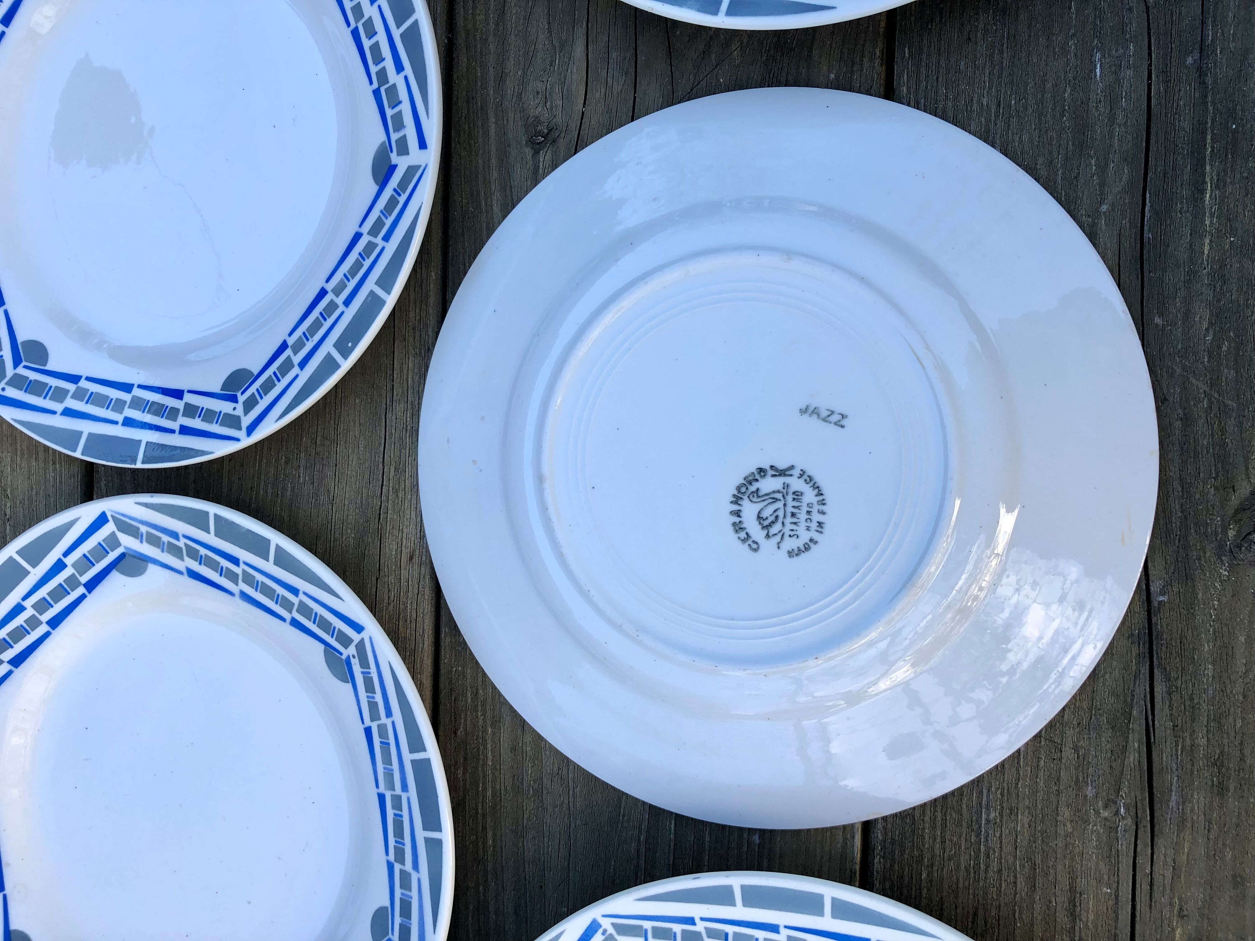 Dessert plates Saint Amand Céranor