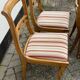 Set of 4 vintage mahogany dining chairs