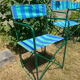 4 vintage folding chairs