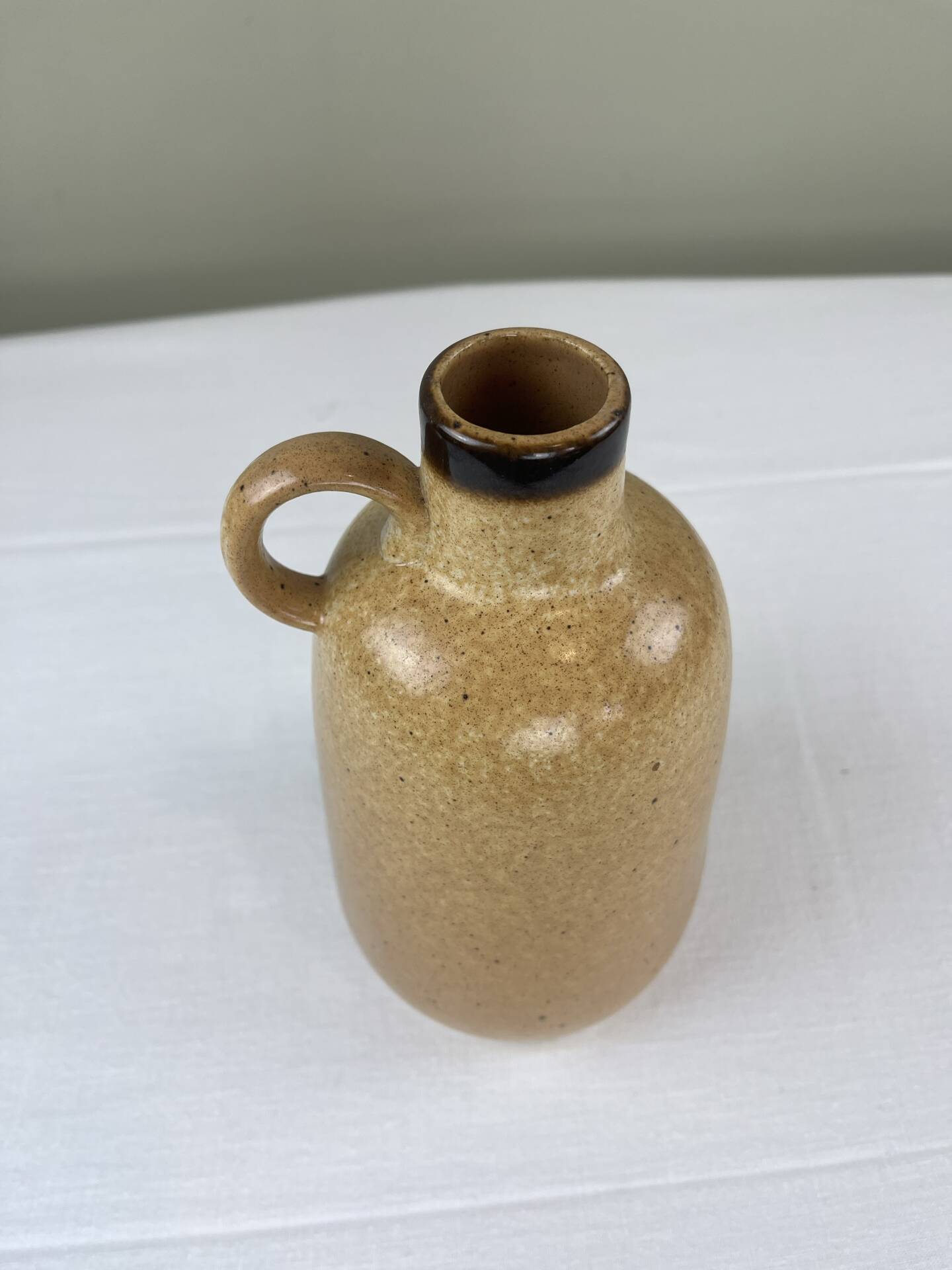 Glazed stoneware jug