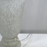 Vintage, Lampe de table Uplighter en verre - Torchère de style Art Déco