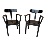 Art deco chairs by Lajos Kozma for Woodworking RT, 1920s