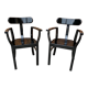Art deco chairs by Lajos Kozma for Woodworking RT, 1920s