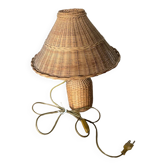 Lampe vintage tout osier