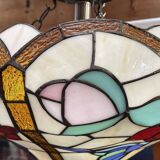 Tiffany-style glass pendant light