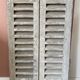 Set of 2 large old louvered shutters