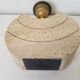 Lampe en travertin années 70